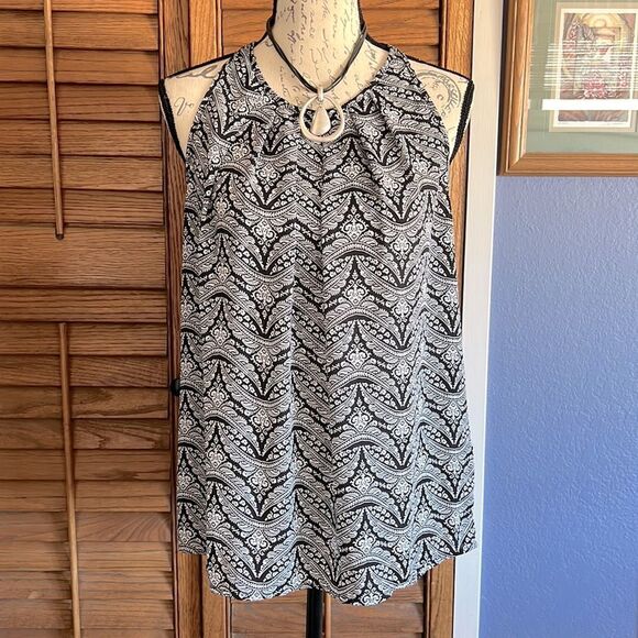 Anne Carson Flowy Tank Blouse M  - Picture 1 of 9